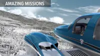 simulator penerbangan pilot pesawat - game pesawat Screen Shot 5
