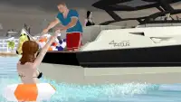 حارس الإنقاذ شاطئ واجب: قارب الإنقاذ الفريق Screen Shot 2