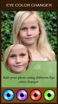 Eye Color Changer - Eye Lens Photo Editor Screen Shot 1
