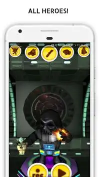 Star and wars games: Darth Vader jedi r2d2 app Screen Shot 3