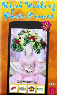 Hijab Wedding Photo Frames Screen Shot 1
