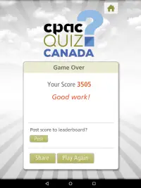 CPAC Quiz Canada Screen Shot 9