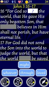 Play The Bible Word Match Screen Shot 1