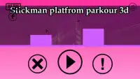 Stickman Ninja Parkour Platform NoAds 2 Screen Shot 0