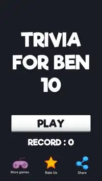 Trivia for Ben 10 Screen Shot 2