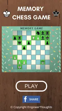 Memory Chess Game Screen Shot 0