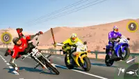 serangan sepeda 3d: game balap Screen Shot 27