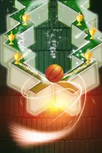 Zig Zag Basket Ball Screen Shot 1