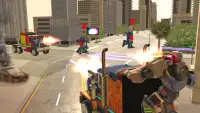 Flying Robot Truck Transform : Truck Robot War 3d Screen Shot 0