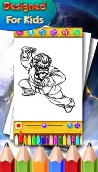Cómo colorear Ball Dragon Goku para los fanáticos Screen Shot 2
