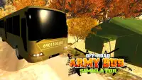 Off-Road Army Bus Simulator 3D Screen Shot 0
