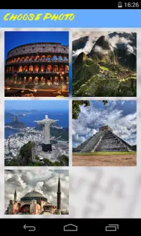 7 Wonders of the World Puzzle Screen Shot 1