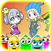 Gacha Glitter Coloring Book