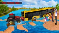 traktor tarik auto berkebun bertugas permainan Screen Shot 5