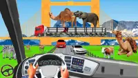 Farm Animal Race 3d Truck Game Screen Shot 1