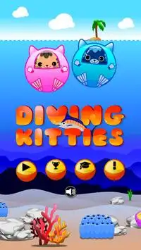 Diving Kitties Screen Shot 0