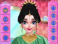 Royal Indian Wedding Bride Dress up and Makeup Screen Shot 8