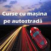 Joc curse cu mașina pe autostrada