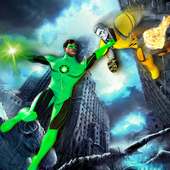 Real Green Ring Superhero City Rescue Mission