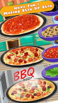 내 피자 트럭 카페 디럭스 2D : 세계 요리 게임 Screen Shot 3