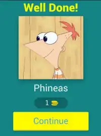 Phineas and Ferb Game - Quiz Screen Shot 10