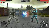 New kung Fu karate: Army Battlefield Fighting Game Screen Shot 3