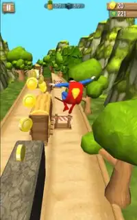 Super Heros : Jungle Subway Dash 3D Screen Shot 4