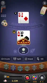 Blackjack 21 offline games Screen Shot 4