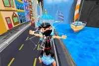 Subway Ninja free run - Flippy Jump rush Screen Shot 3