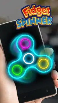 Fidget Hand Spinner Game Screen Shot 2