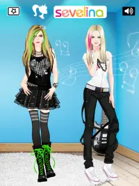 Avril Lavigne Dress up game Screen Shot 11