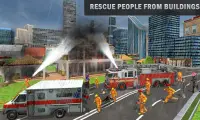 pompiere camion simulatore: salvare Giochi Screen Shot 3