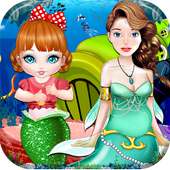 Juegos de niñas sirena bebé