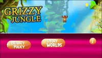 Grizzy jungle adventures Story - games free Screen Shot 1