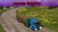 未舗装道路 輸送 ユーロ 貨物 トラック ドライブ シミュレータ Screen Shot 1