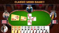Mindi Multiplayer Offline Card Game - Desi Game Screen Shot 2