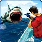 Caça com fome do tubarão 2019: Sniper Jogos 3D