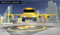 Flying School Bus Simulator 3D: Extreme Tracks Screen Shot 12