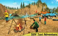 SUV Taxi Yellow Cab: Offroad NY Taxi Driving Game Screen Shot 9