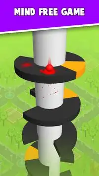 Helix Ball Jump - Infinity Stack Tower Screen Shot 2