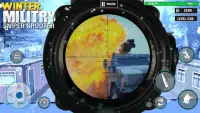 Sniper atirador 2021: Novo wojskowe jogos de arma Screen Shot 2