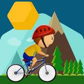 Bike racing hill climb 2D