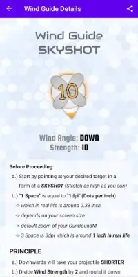 GunBoundM : Wind Chart Guide Screen Shot 1