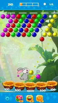 Bubble Shooter Bunny Screen Shot 1