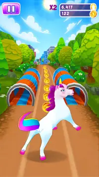 Unicorn Run Magical Pony Run Screen Shot 3
