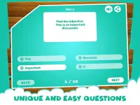 形容詞クイズゲームを学ぶ Screen Shot 3