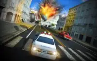 Polícia Flying Robot 3D: City Hero Transform Wars Screen Shot 4