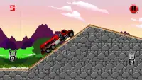 fire truck hill climb Screen Shot 2