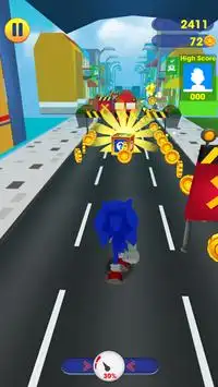 Subway Sonic Surf - Dash & Run Screen Shot 0