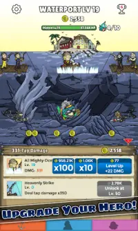 Ocean Clicker: Like Tap Titans Screen Shot 2